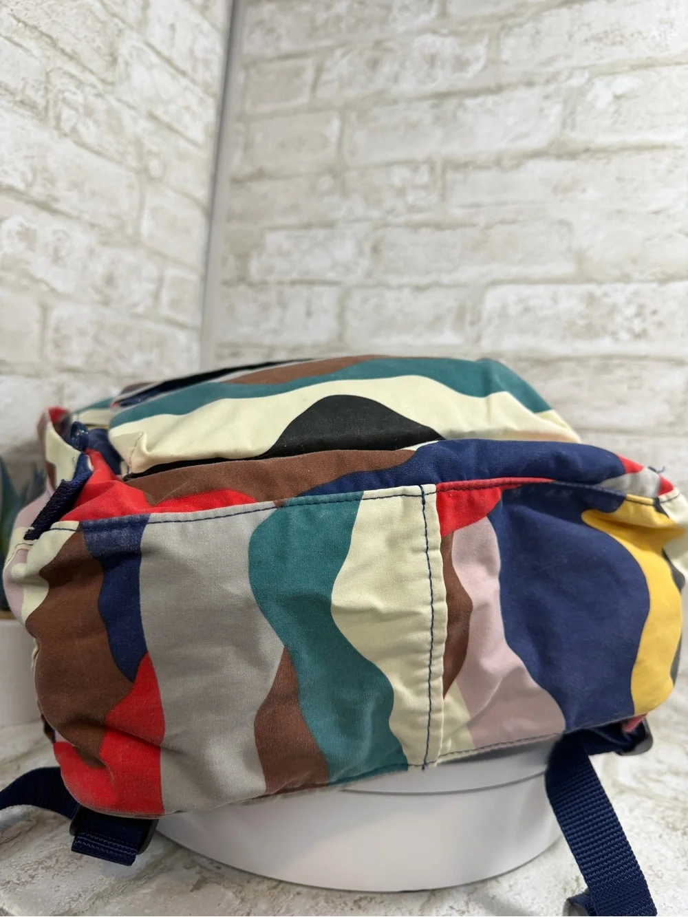Fjällräven Kanken x Erik Olovsson LIMITED Ed. Multi-Color Spring Landscape EUC